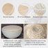 Set 2: 9 Inch Banneton Bread Proofing Basket of Round Sourdough Proofing Bowls for Artisan Bread Making