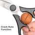 Linoroso Kitchen Shears Heavy Duty with Magnetic Holder, Dishwasher Safe All Purpose Scissors Made with Japanese Steel