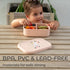 3 ASOMIC Silicone Bento Lunch Box for Toddlers & Kids, Leakproof & BPA-Free, Compartments, Microwave & Dishwasher Safe