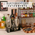 Set 17-Piece Set Bartender Kit Cocktail Shaker with Stand Bar Tool Bar for Drink Mixing Home Bartending Kit Bar Cart