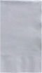 Silver 2-Ply Guest Towels - 8" x 4" (Pack Of 40) -