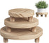 3 Pcs Wood Plant Stand Indoor Outdoor, Wooden Stool Display Stand 6/8/10"