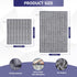 Set 8-Pack (12"x12" 18"x26") FGSAEOR Microfiber Kitchen Towels & Dish Cloths - Premium Ultra-Soft, Super Absorbent