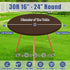 18"-24" Moosfor Round Spandex Tablecloth, Elastic Fitted Waterproof Tablecloths for Tables, Stretch Washable Picnic