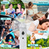 Mini Handheld Fan, USB Misting Fan, Rechargeable Portable Pocket Desk Fan for Office, Home, School, Camping (2 Speeds)