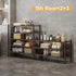 ZHUTIANXIA Closet Closet 3 Bamboo Shoe Rack Organizer for and Entryway - Space-Saving Narrow Shoe Stand - Versatile