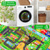 Mfmiudole 59"39.4" Kids Rug ABC Farm Play Mat for Toy Cars, Farm Life Road Traffic for Playroom Kids Car Road Rugs