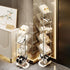 3 YYW Narrow Shoe Rack Vertical Shoes Rack for Entryway Corner Shoe Storage Organizer for Small Spaces Transparently