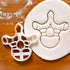 Set of 3 Vertebrae Cookie Cutters (Designs: Cervical, Lumbar, Thoracic Vertebra) - Bakerlogy