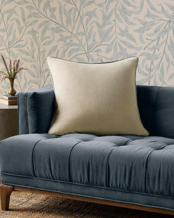 Loloi Liza Pillow Cover 22'' x 22'' with Poly, Ivory