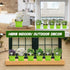10 Set Meekear Herb Seeds Garden Starter Grow Kit with Green Pots, Markers, Soil Discs, Watering, Herb Clipper