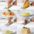 Zulay Kitchen Professional Cheese Grater, Stainless Steel, Durable Rust-Proof Metal Lemon Zester Grater, Black Handheld