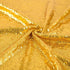 JYFLZQ Gold Sequin Table Runner 12"x108", Glitter Sequin Fabric for Wedding & Birthday Party Decor