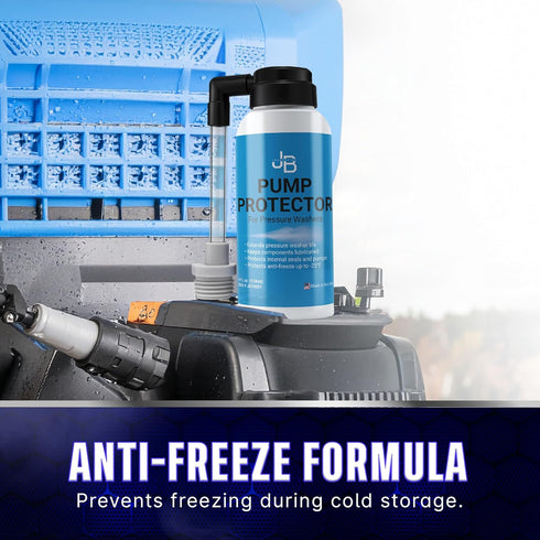 JB Industries 4 oz -25F, Pressure Washer Pump Saver Antifreeze & Lubricant, Prevents Freezing to Lubricates Pistons