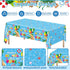 Set Summer 24 Goodbye School Hello Pool Tableware for Kids Class End of Schools Year Theme Supplies School's Out Plates