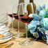 Set of 8 Long Stem Wine Glasses, 12oz Clear Red/White - Perfect for Parties, Weddings, and Home Use.