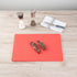 Restaurantware RW Base 18 x 12 Inch Cutting Board - Red Plastic Chopping Board Mat, No Scratch, Dishwashable