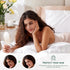 Love's cabin Satin Pillowcase for Hair and Skin - Queen Size Set of 2, 20x30 Inches, White