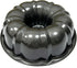 Classic Bakeware 10 Inch Non-stick Fluted Cake Pan, Heavy Duty Carbon Steel Baking Mold in Gray