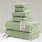 Modern Threads 6-Piece 100% Combed Cotton Yarn Dyed Diamond Gate Jacquard Towel