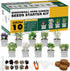 Meekear 10 Herb Seeds Garden Starter Grow Kit with White Pots, Markers,