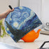 Teapot Cozy Kettle Cover Tea Cozy Keep Warm Teapot Cozy Breakfast Warmer Large Double Insulated Tea Cozy for Kitchen Table Hotel Restaurant Tea Party, Night Starry Print