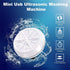 Portable Washing Machine, Mini Ultrasonic 3 in 1 Dishwashers for Home, Business, Travel, College Room, RV (3.5IN)