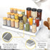 YAN & HIN 2 Pack 3-Tier Spice Racks, Expandable Non-Skid Organizer for Kitchen Shelf, Medicine Cabinet, Canned Food