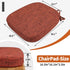 2.5" 16.5" 16", 4 SINOSSO Thickened Dining Chair Cushions, Soft Blended High Density Support Foam Kitchen Seat Cushions