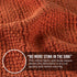 Country Cottons 100% Set 4 2 Spice/2 -11" 11" Old Fashion Cotton Dishcloths - of Mixed Colors - Pumpkin Natural x