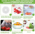 300Pcs Reusable Elastic Food Bowl Storage Covers, Alternative to Foil, Plastic Wrap, BPA Free