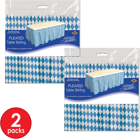 Beistle Oktoberfest Table Skirting, Pack of 2