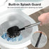 Set Toilet Brush and Holder for Bathroom, Stylish and Durable Cleaning Tool with Modern Design, Compact for Efficient