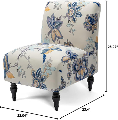 Armless Armless 1) Liykimt Accent Chair Cover Slipcover,Slipper Chair Stretch Spandex Removable for Chair Furniture