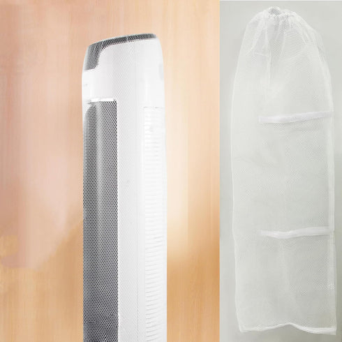 Mesh Cover for Oscillating Tower Fan, Reusable Dustproof Cover for 35" to 46" Tower Fans, 1 Pack