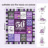 50th 50th 50 50-50 60"X50" Birthday Gifts for Her, Women, Birthday Decorations for Women, Happy Year Old Gifts