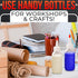 6-Pack 4 oz Set Squeeze Bottles for Liquids with Scale No-Mess Dispensing | Clear Condiment Bottle for Sauces, Oil