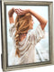 Malden International Designs Classic Wood Picture Frame, Silver, 8x10