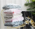 Uhomy 2 Packs Fluffy Accent Pillow Covers, 20"x12", Soft Gray Ombre Faux Fur for Home Decor, 50x30cm