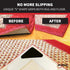 StepNGrip Rug Corner Grippers 4-Pack, Reusable Carpet Grip Pads to Hold Rugs in Place, 6.5 x 6.5 Inches