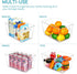 Vtopmart Clear Plastic Pantry Organizer Bins, 4 PCS Food Storage Bins with Handle for Kitchen Organization