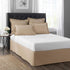 Pillow Shams Soft Microfiber Tailored Classic Styling, Standard, Mocha by TODAY'S HOME - 2 Pack