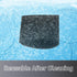 Aillsa Foam Filter Vacuum Parts, 5 Pcs for Hoover Steam Vacuum Cleaner F5800 Series, Replacement Parts Number 38762014