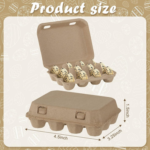 60 Dozen Farmhouse(3 4 Pcs Quail Egg Cartons Paper Pulp Basket A Paper Crates Blank Cardboard Quail Egg Holder