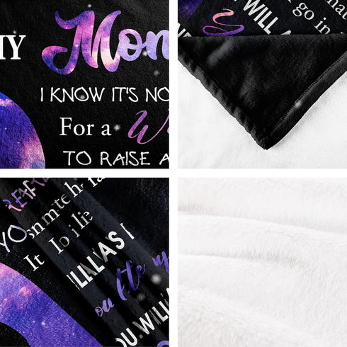 Givetoyou 60inx50in Gifts for Mom from Son, Mothers Day Birthday Gifts for Mom,Great Mother Gifts, Throw Blanket