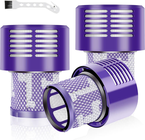 Vacuum Filter Replacement for Dyson V10 Cyclone Series, 3 Pack, Replaces Part # 969082-01