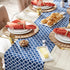 DII Lattice Tabletop Collection Table Runner - 14x108 Nautical Blue