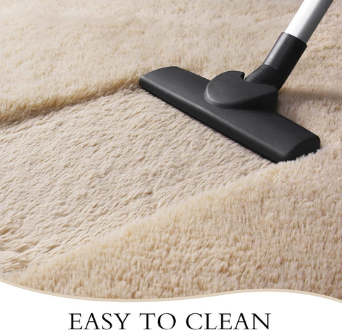 3x10 Chicrug Soft Runner Rugs for Bedroom Living Room Plush Fluffy Rug Feet, Shag Furry Area Rug Carpet Non Shedding