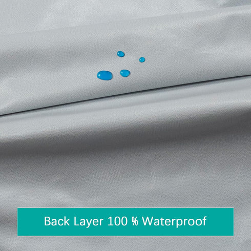 38'' 24'', 2 Pack Biloban Mini Crib Sheets Fitted Waterproof x Mattress Protector Cover Fits for Dream on Me/Newton