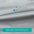 38'' 24'', 2 Pack Biloban Mini Crib Sheets Fitted Waterproof x Mattress Protector Cover Fits for Dream on Me/Newton